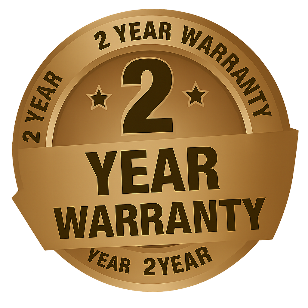 2 Year Warranty