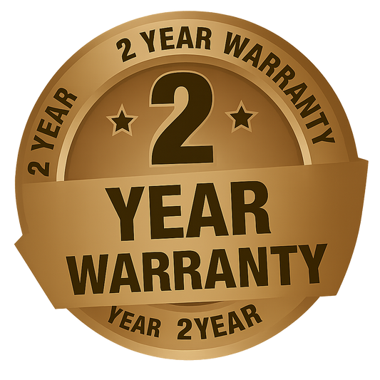 2 Year Warranty